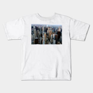 Skyscrapers, Manhattan, New York, USA (E780/1455) Kids T-Shirt